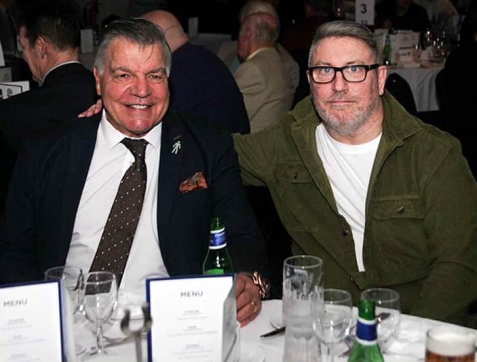 Sam Allardyce, former England manager, and Roy 